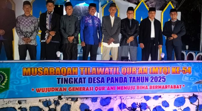 Pelaksanaan Pembukaan MTQ ke-54 Tingkat Desa Panda Tahun 2025
