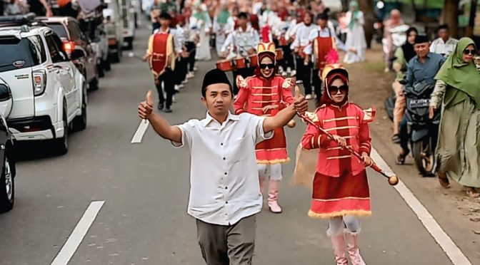 Pawai Ta’ruf MTQ ke-54 tingkat Desa Panda Tahun 2025